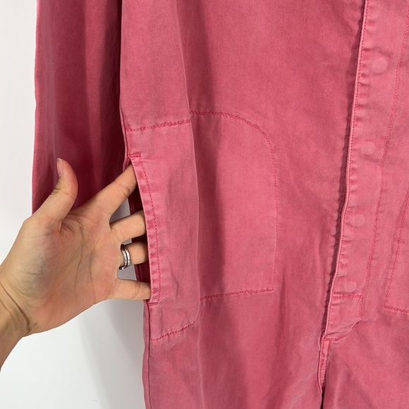 One Teaspoon Paradise Utility Jumpsuit in Worn Pink Small - Picture 11 of 13